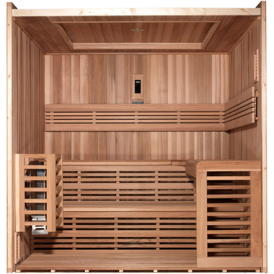 Festive 6-Person Indoor Traditional Sauna