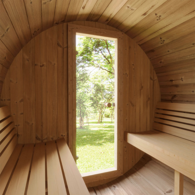 Compass 2-Person Barrel Sauna